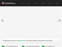 Tablet Screenshot of primesilicon.com